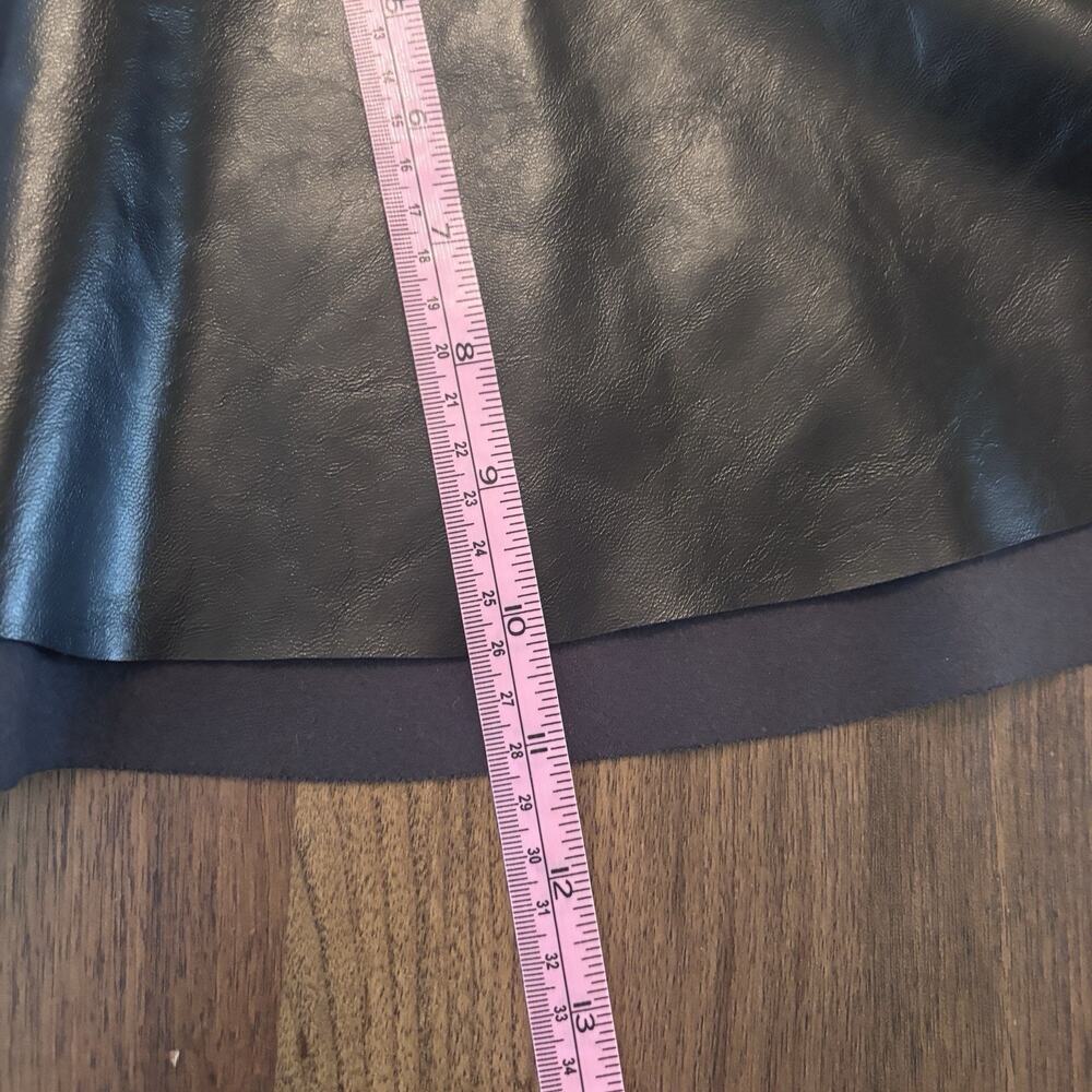 Dolls Kill EGO Vegan Leather Handkerchief Skirt Black Sz M Gothic Grunge Emo - Picture 8 of 8